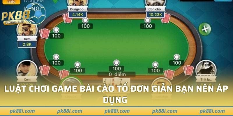 Luật chơi game bài cào tố đơn giản bạn nên áp dụng